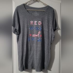 Torrid Gray Slim Fit Tee